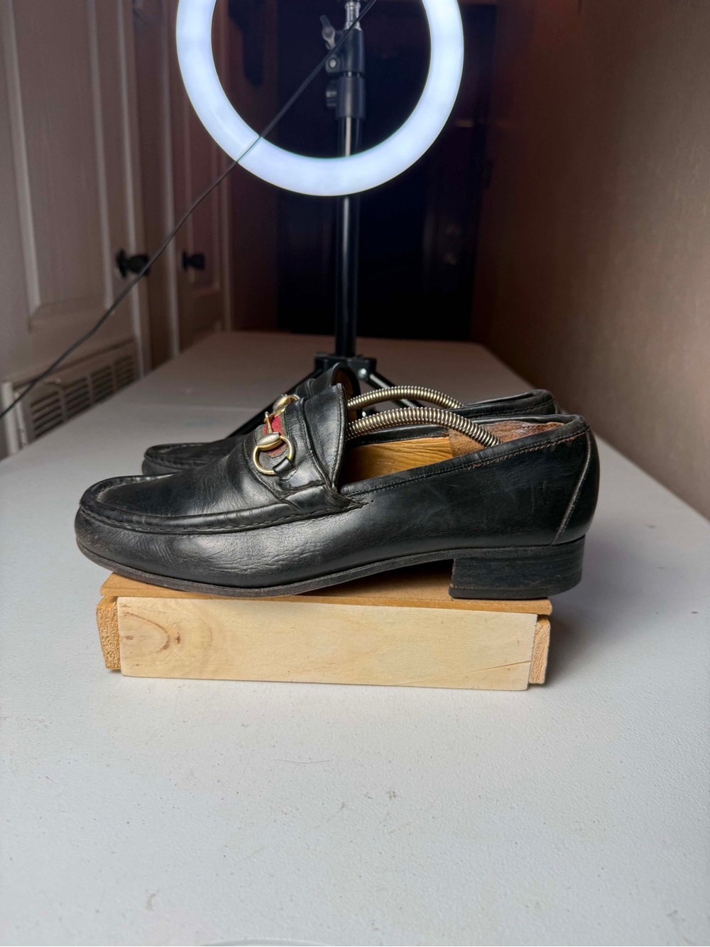 Vintage Gucci Early Tom Ford Era Horsebit Loafers Shoes see measurements - Picture 4 of 16